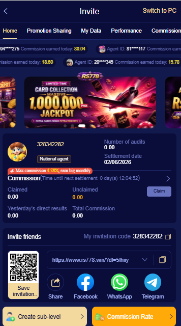 rs778 game refferal